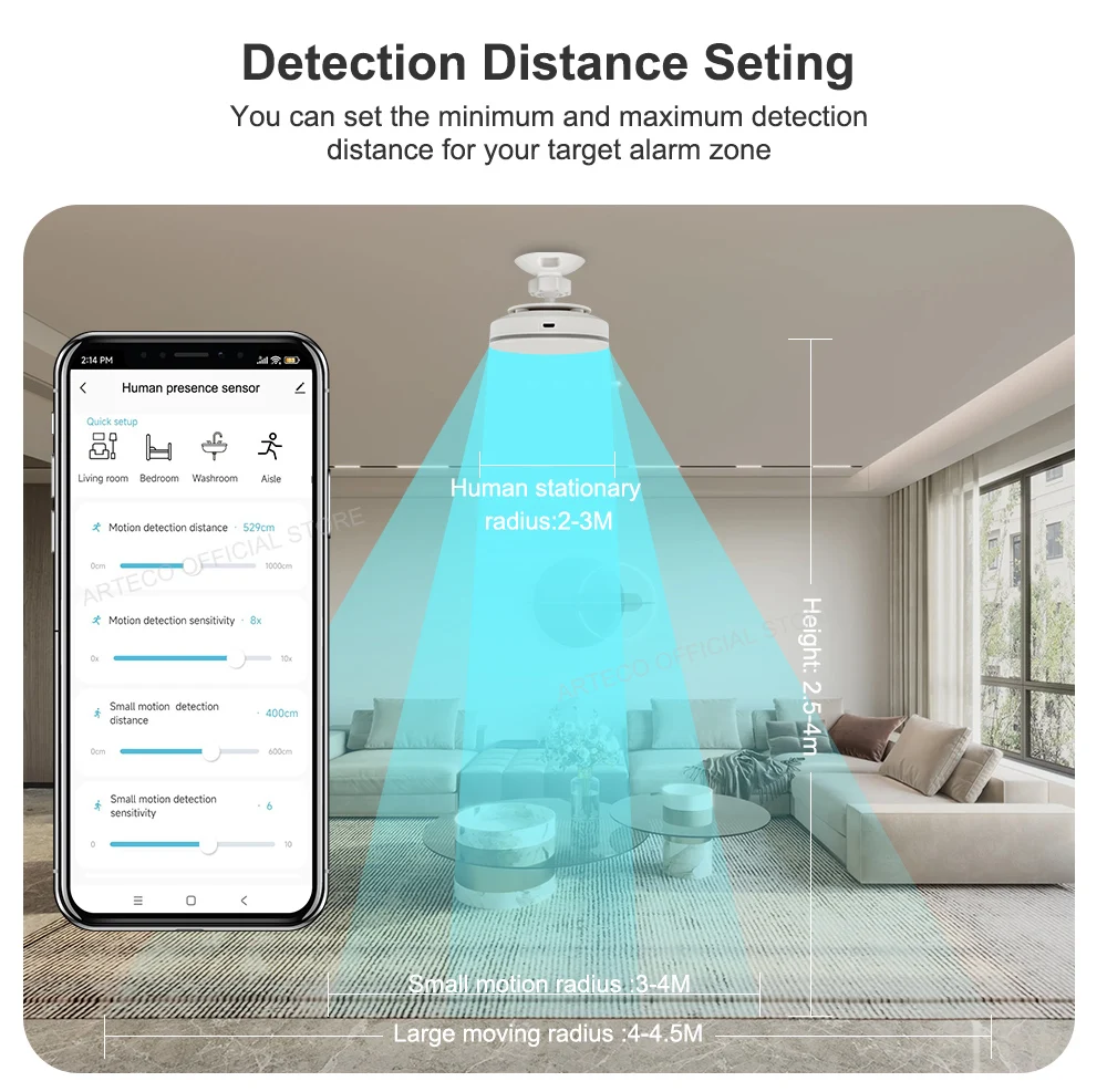 zigbee wi fi sensor presenca humana tuya mmwave 02
