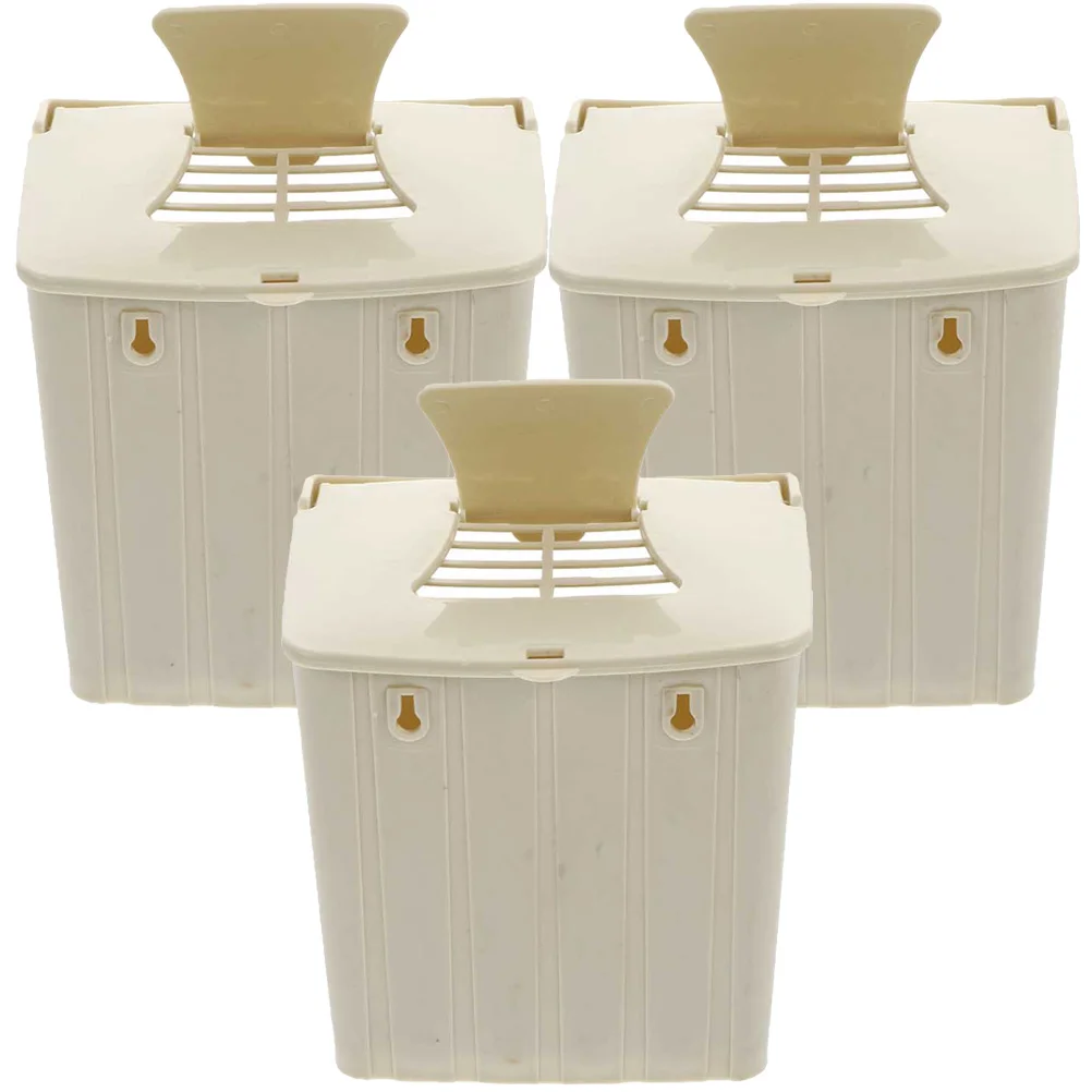 

3 Pcs Bird Breeding Box Nesting House Hut for Supplies Birdcage Long Tail Hanging Pet Plastic Incubation Case Hatching