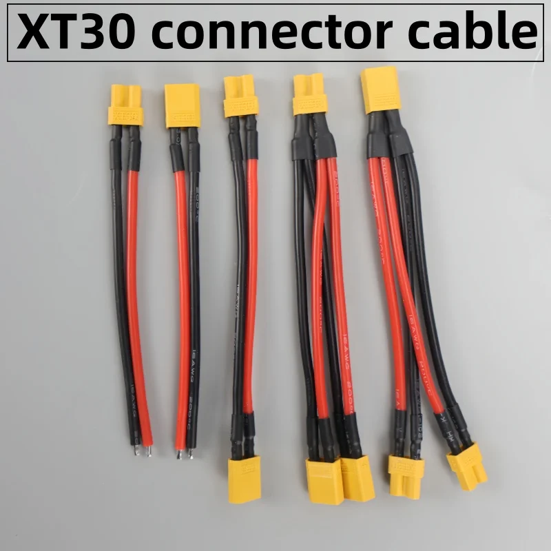 Câble adaptateur XT30 pour batterie drone RC - Lot de 1 pièce