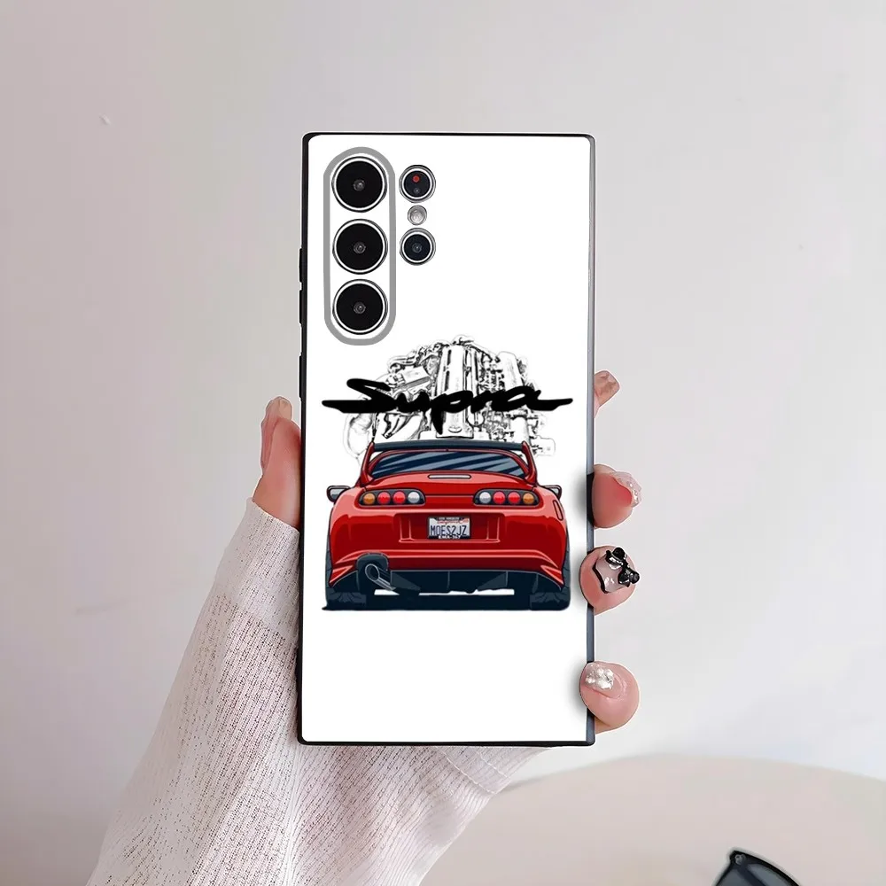 Japanese S-Supra Car Frosted Non-Slip Full Cover Phone Case