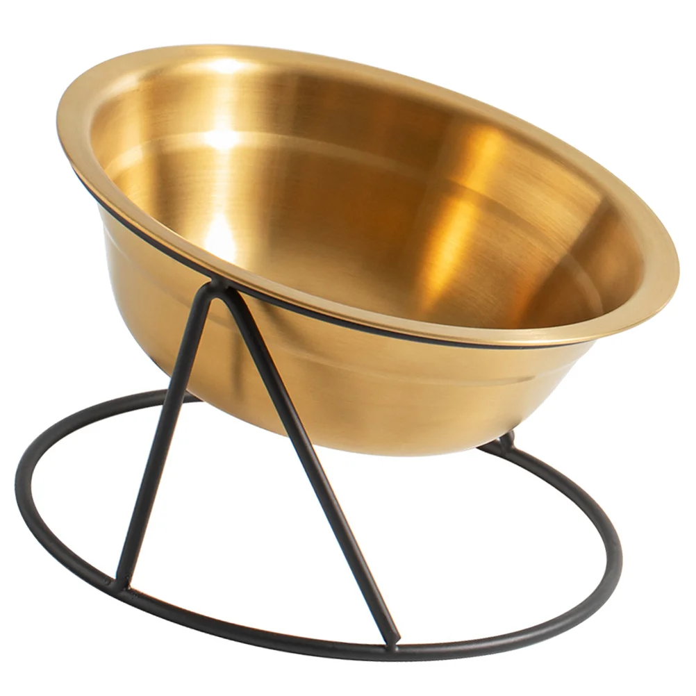 

Cat and Dog Food Bowl Multipurpose Pet Holder Bowls Feeding Eating Water Container Stainless Steel