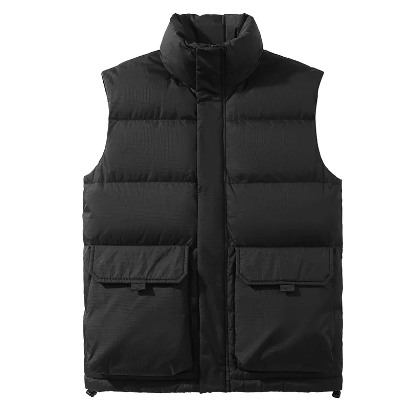 down Vest Men's and Women's Same Style down Vest Warm Waistcoat Sleeveless down Jacket Vest Overalls