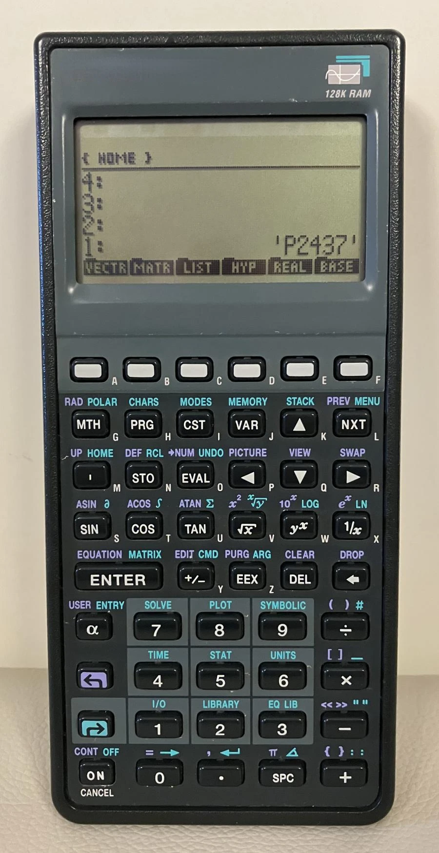 

48GX/48SX Calculator/HP 82215a 128K RAM Card