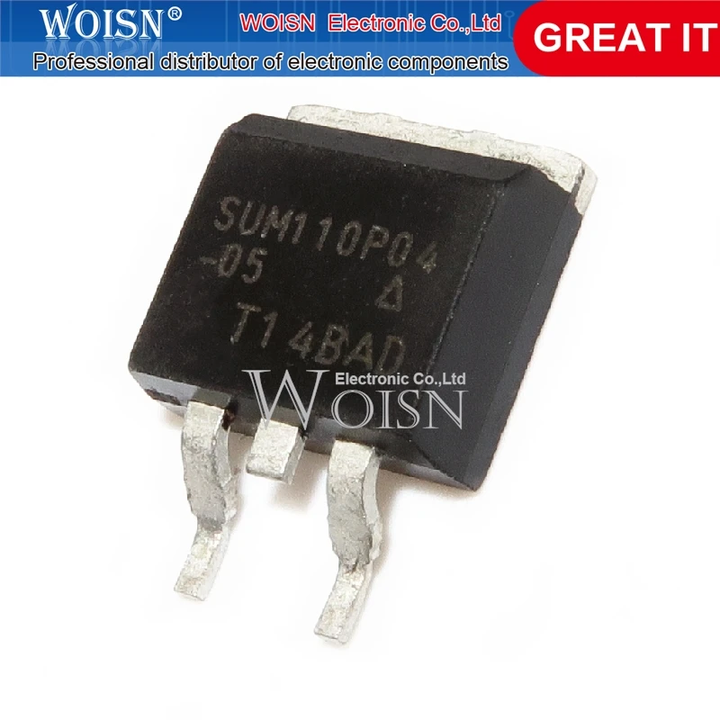 

10PCS SUM110P04-04L SUM110P04 TO-263