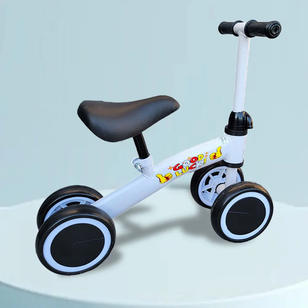 Baby Balance Bike Per 1 Anno No Pedal 4 Silence Wheels E Soft Seat 12-36 Mesi Riding Toys Kids First Bike Gifts