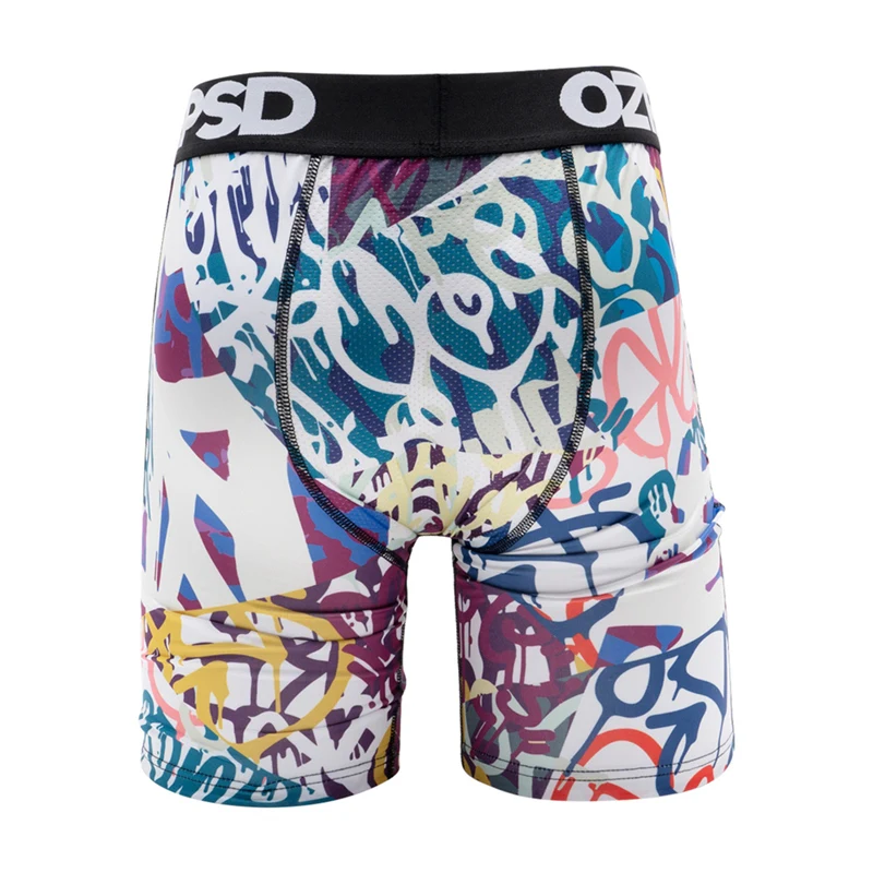 5Pcs Sexy Summer Men Boxer Underwear Breathable Printed Men's Panties Underpants Male Plus Size Man Boxer Briefs Man Boxershorts 5