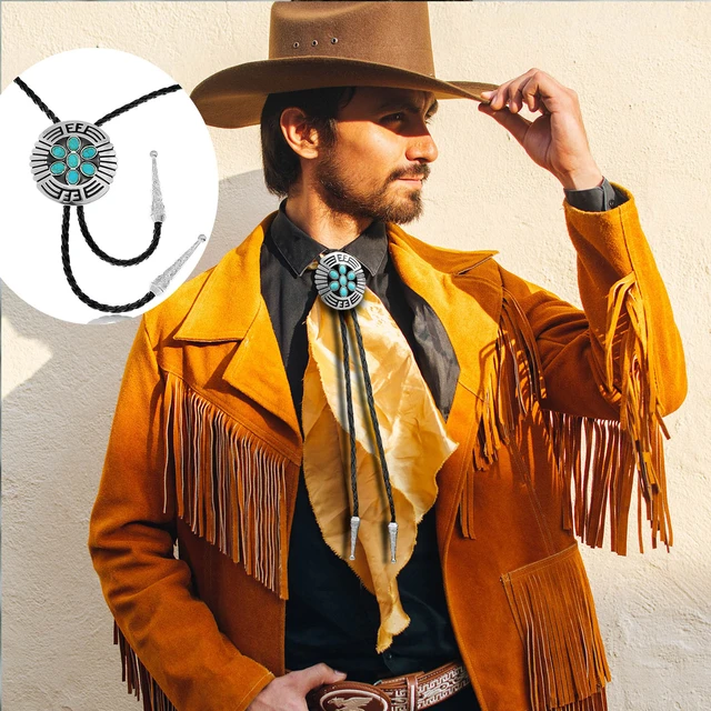  Bolo Tie For Men Western Cowboy Style Necktie With