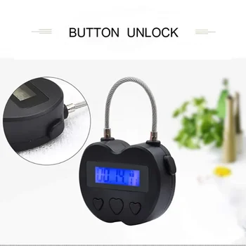 Smart Time Lock LCD Display Time Lock Multifunction Travel Electronic ...
