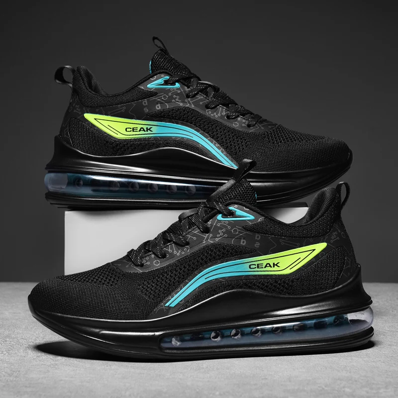 

Men's shoes plus size sports casual shoes summer breathable air cushion running shoes fashion tide mesh shoes shock absorption