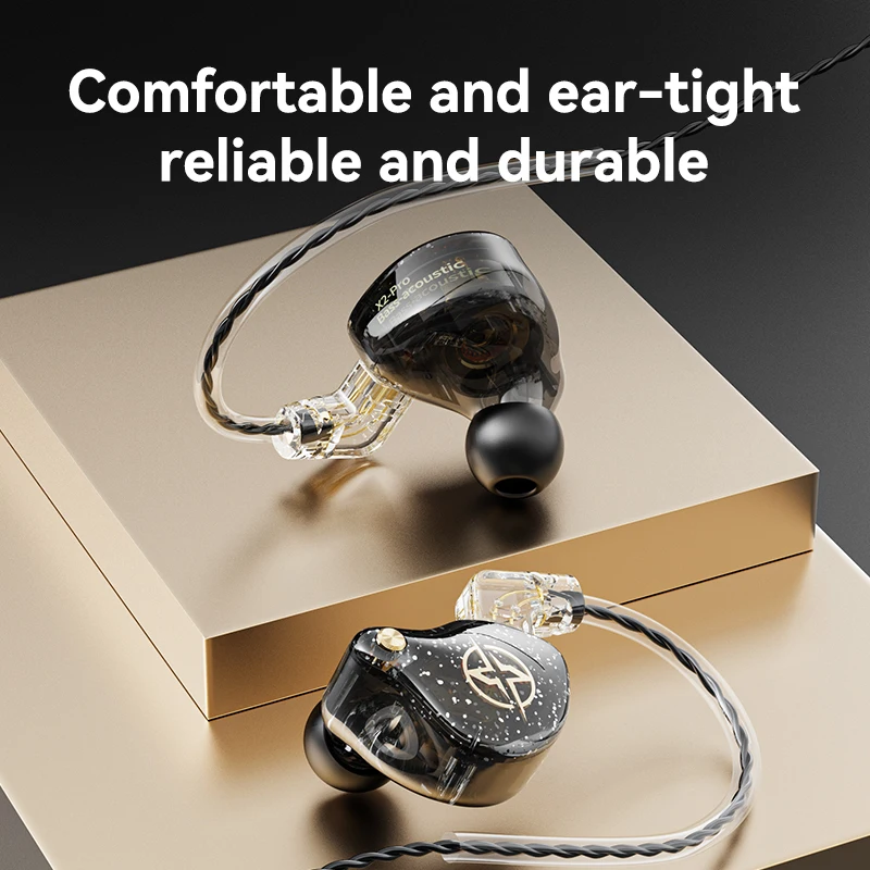 Premium Detachable Wired Earbuds with Microphone - HiFi Stereo Sound for Sports, Music, and Gaming