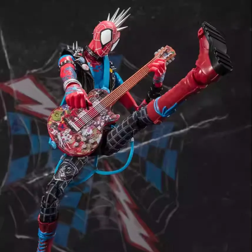 thumbnail image 1 of Nueva figura de acción de Spiderman Punk de Hot Ct Toys, Hobart Brown, colección de anime Across The Spider, figuras de Marvel, juguetes de Navidad, regalo, 1 of 5