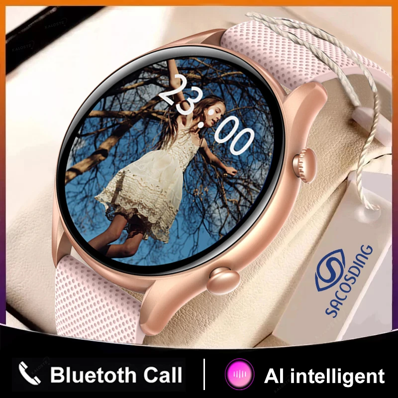 2022New Women Smart Watch 1.32" Color Screen Full Touch Sport Fitness Tracker Bluetooth Call Clock Heart Rate Ladies Smart Watch