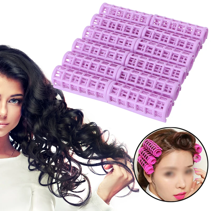 

12PCS DIY Hair Salon Curlers Rollers Tool Soft Small Hairdressing Tools New Dropship