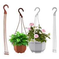 24/36cm Plant Hanger Hanging Flower Pots Holder Garden Basket Hanging Chains Balcony Decorate Home Office Flowerpot Accessories 3