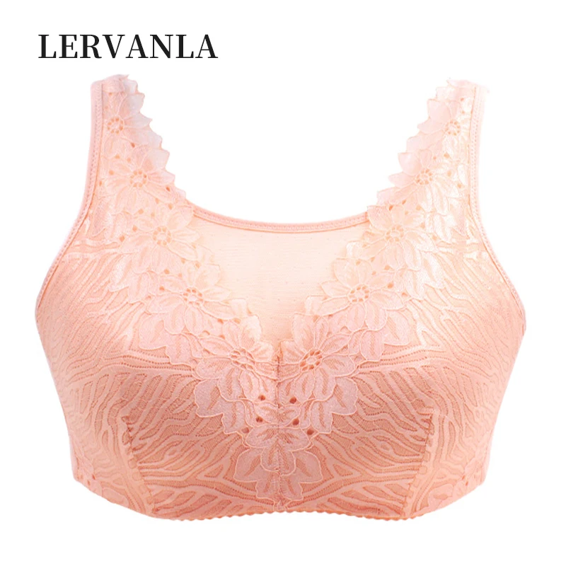 LERVANLA 2082 Prosthetic Breast Bra Special Bra Seamless Breast Fake Breast  Simulation Female Lightweight Style for Mastectomy