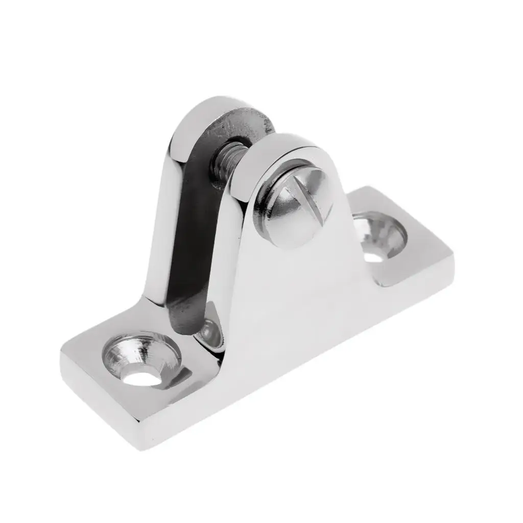 

Angle Side Deck Hinge Mount 316 Stainless Steel for Bimini Top Marine Hardware