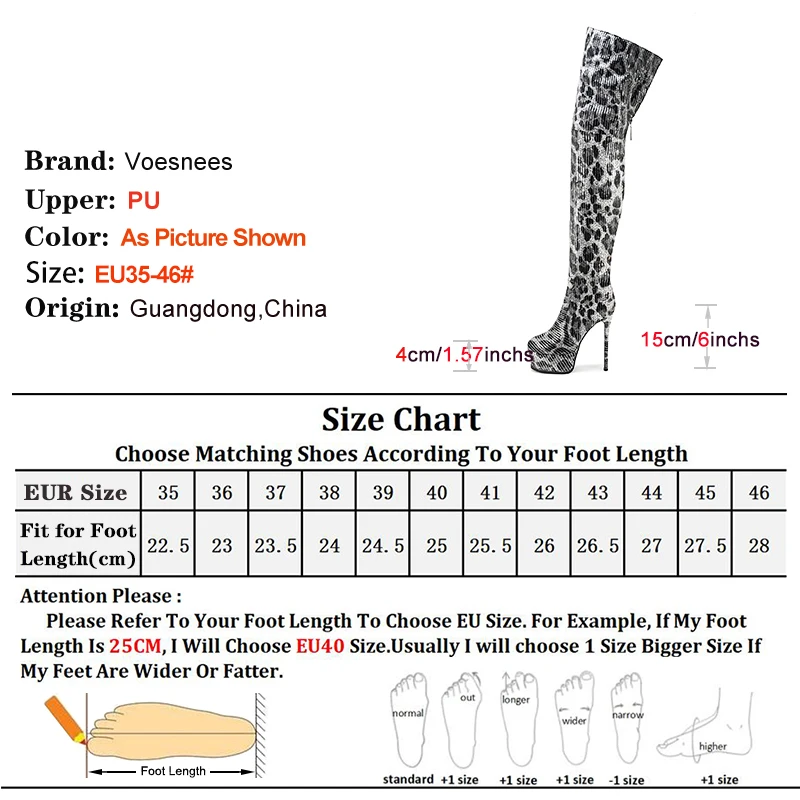2025 Autumn Winter Over The Knee Round Toe Platform Boots 15CM Thin Heel Sexy Shoes Women's Nightclub Leopard print Thigh Boots