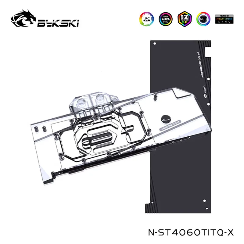 Bykski Water Block Serve Per Zotac Geforce Rtx 4060Ti Oc Dispositivo Di Raffreddamento Della Scheda Grafica, Con Piastra Posteriore, N-St4060Titq-X