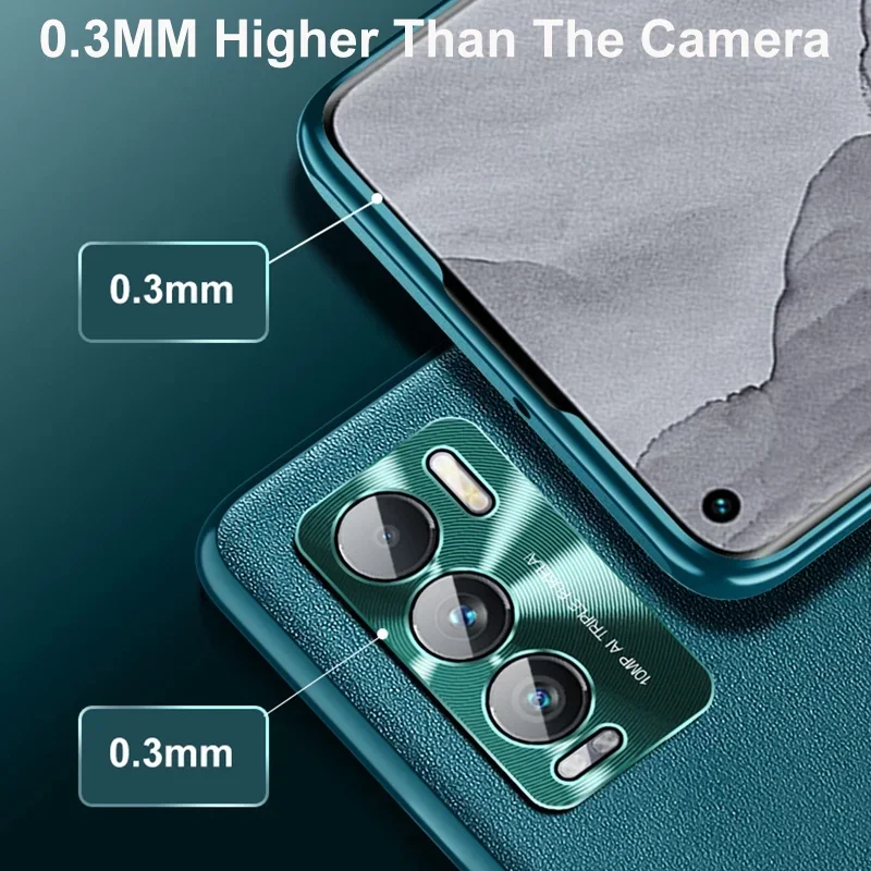 Luxury Leather & Silicone Phone Case Cover