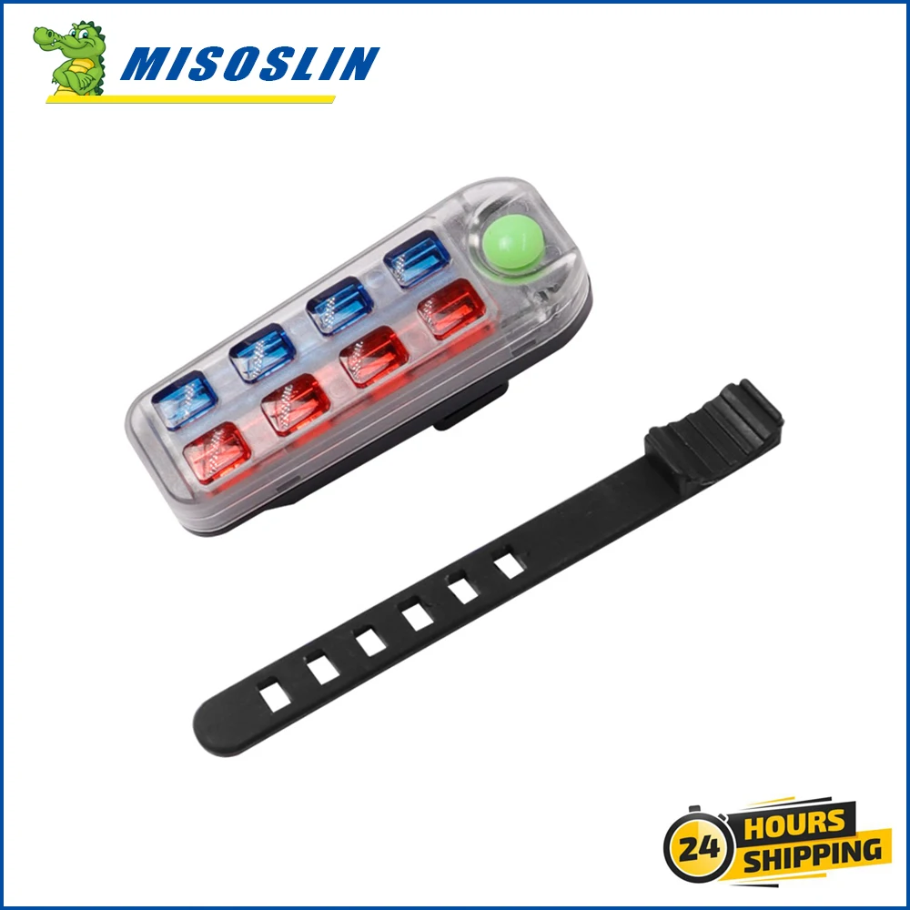 Per Xiaomi/Mijia M365 Pro Mi3 Pro2 Spia Per Scooter Elettrico Faro Impermeabile Lampada Posteriore Per Ciclismo Lampada A Led Di Sicurezza Notturna