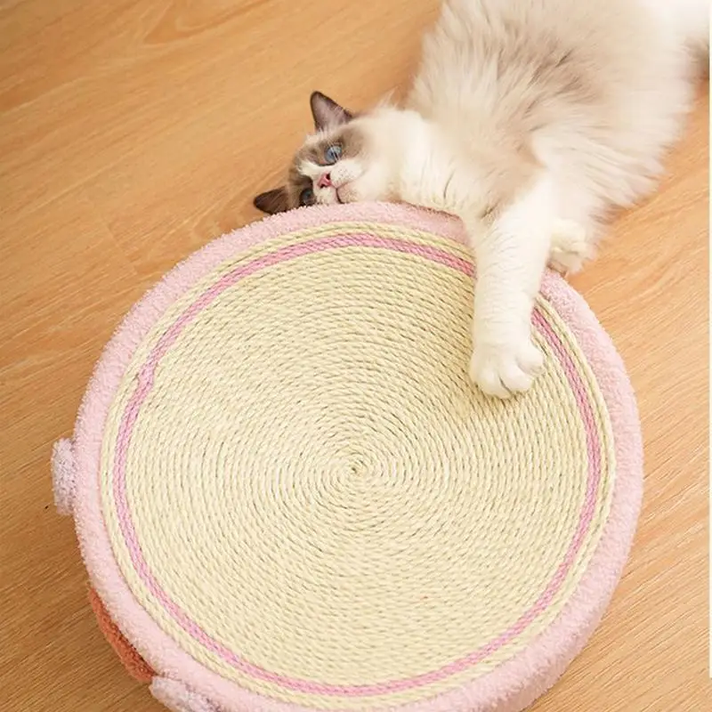 고양이 긁힘 매트 고양이 장난감, 애완 고양이 긁힘 보드, 발톱을 날카롭게 하는 고양이 장난감, 소파 보호, 테이블 소파용 과일 디자인