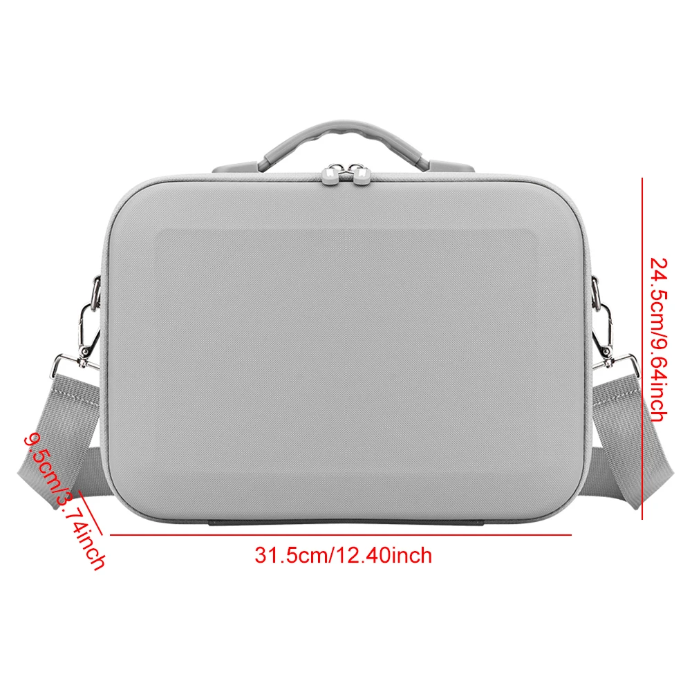 Carrying Case PU Leather Travel Case with Storage Net Pocket Wear-Resistant Portable Shoulder Bag for DJI Neo & Drone Accessorie