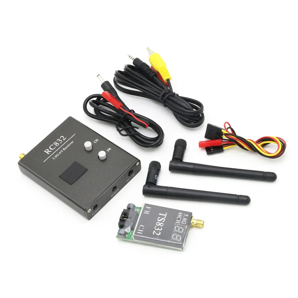 TS832 RC832/RC832H 48CH 5.8G 600mw 5km Wireless AV Transmitter Receiver for FPV Multicopter RC Aircraft Quadcopter 4