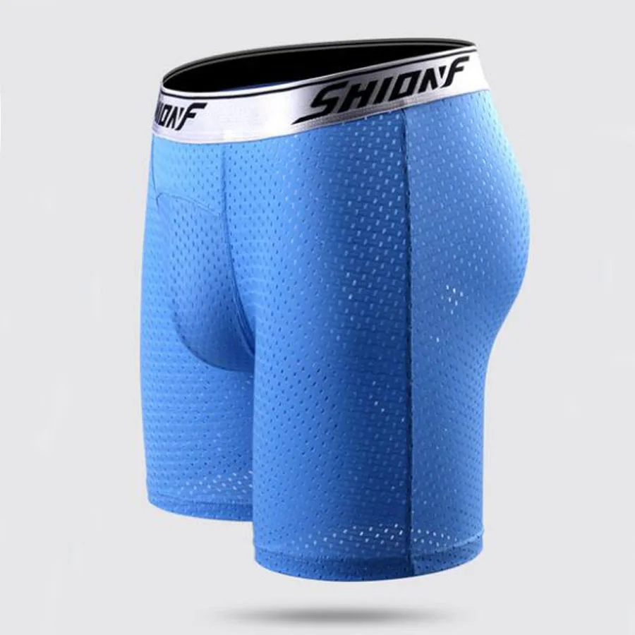 Mesh Long Style Men Super Big Super Larger Size 7XL 8XL Men's Male Boxer Underwear Comfortble Colors Cotton Blue Red Option boxer shorts men underwear
