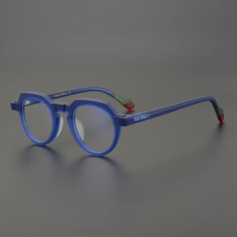 

New Colored Matte Acetate Eyewear Frame Luxury Men And Women Handmade Retro Designer Optical Myopia Reading Prescription Glasses
