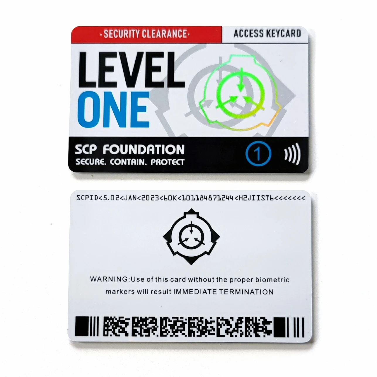 SCP FOUNDATION Identification Card 