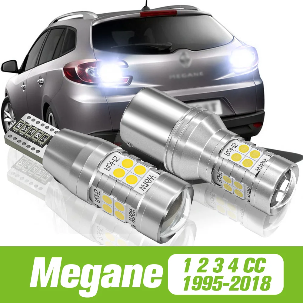 

2pcs For Renault Megane 1 2 3 4 CC 1995-2018 LED Reverse Light Backup Lamp 2008 2009 2012 2013 2014 2015 2016 2017 Accessories