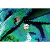 Eye-catching Occasion Wearing Women Clothing Shining Bling Gradient Color Dark Green Sequins 2PCS Blazers Shorts Sets 4