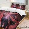 Anime Jujutsu Kaisen Bedding Set Duvet Cover Bed Set Quilt Cover Pillowcase Comforter king Queen Size Boys Adult Bedding Set 5