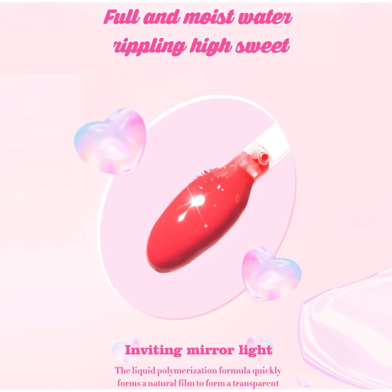 Efficient Nourishing Lipgloss Long Lasting Moisturizing Jelly Lip-oil Not Easy Stick Cup Lipglaze Lipcare Makeup Products 6pcs lip makeup lip glaze lip gloss lip oil