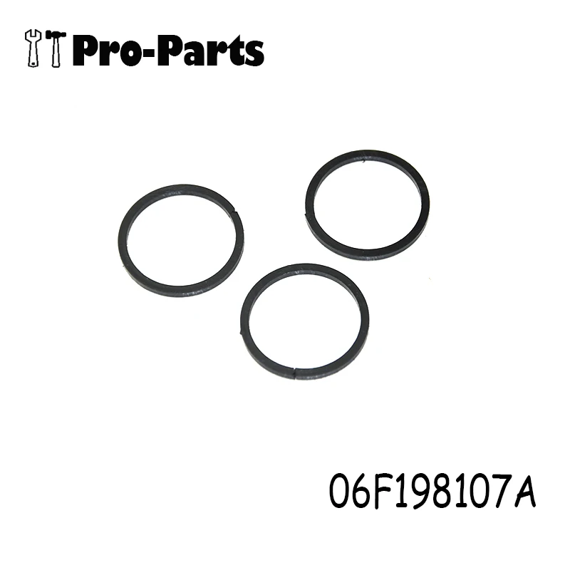 Camshaft Adjuster Oil Control Seal Rings 3PCS Black Rubber Engines For VW Audi