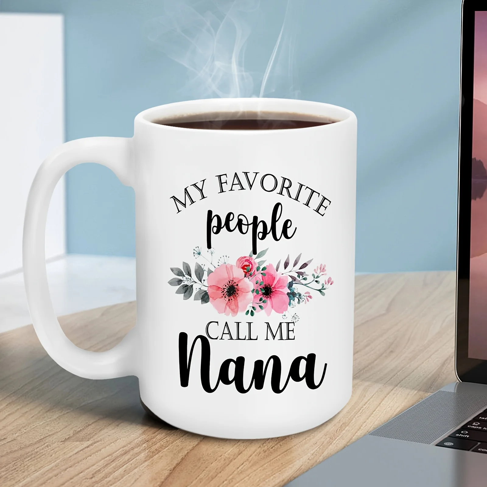 

15oz Large Ceramic Coffee Cup, Water Cups, Grandma Coffee Mugs, Grandma Gifts, Nana Mugs Coffee Tea Cup Gifts