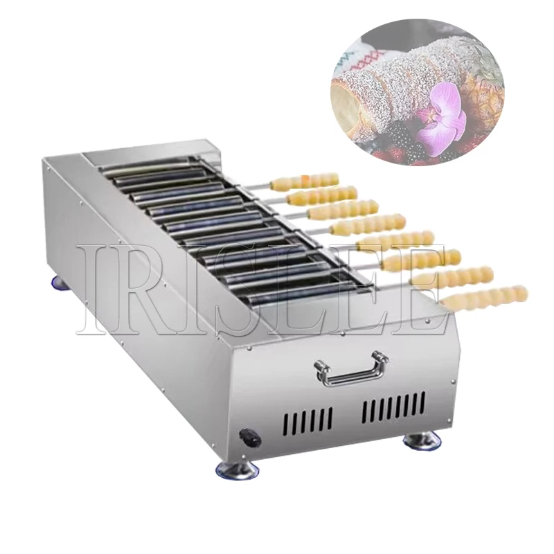 

Электрическая/газовая машина для приготовления пирожных Kurtos Kalacs, Пончик, мороженое, конусная машина, Венгрия, ролл хлеба Trdelnik