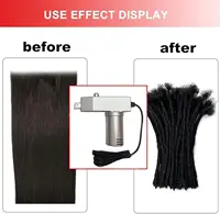 Upgrade Automatic Dreadlock Machine Braided Holes,Easy DIY Instant Dreadlocks Maker No Needle Change Required Portable 2