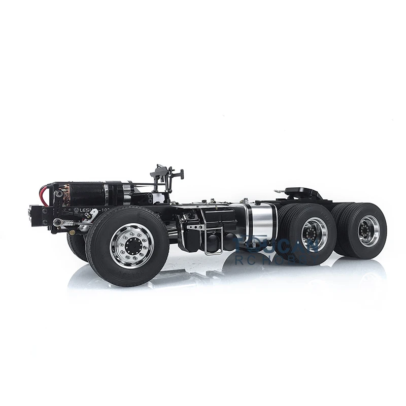 1/14 LESU 6X6 Metal Chassis for Remote Control Tractor Truck Tamiyay 1851 3363 RC Car Highline Cabin Toy Th15104-Smt3 4