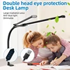Double Head LED Desk Lamp Stepless Dimmable Computer Monitor Lights USB Foldable Table Lamp for Office Reading Lighting Fixture 2