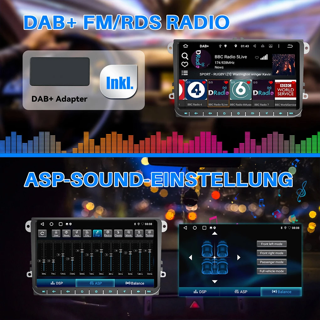 Driving Experience With Car Play Enabled Car Radio