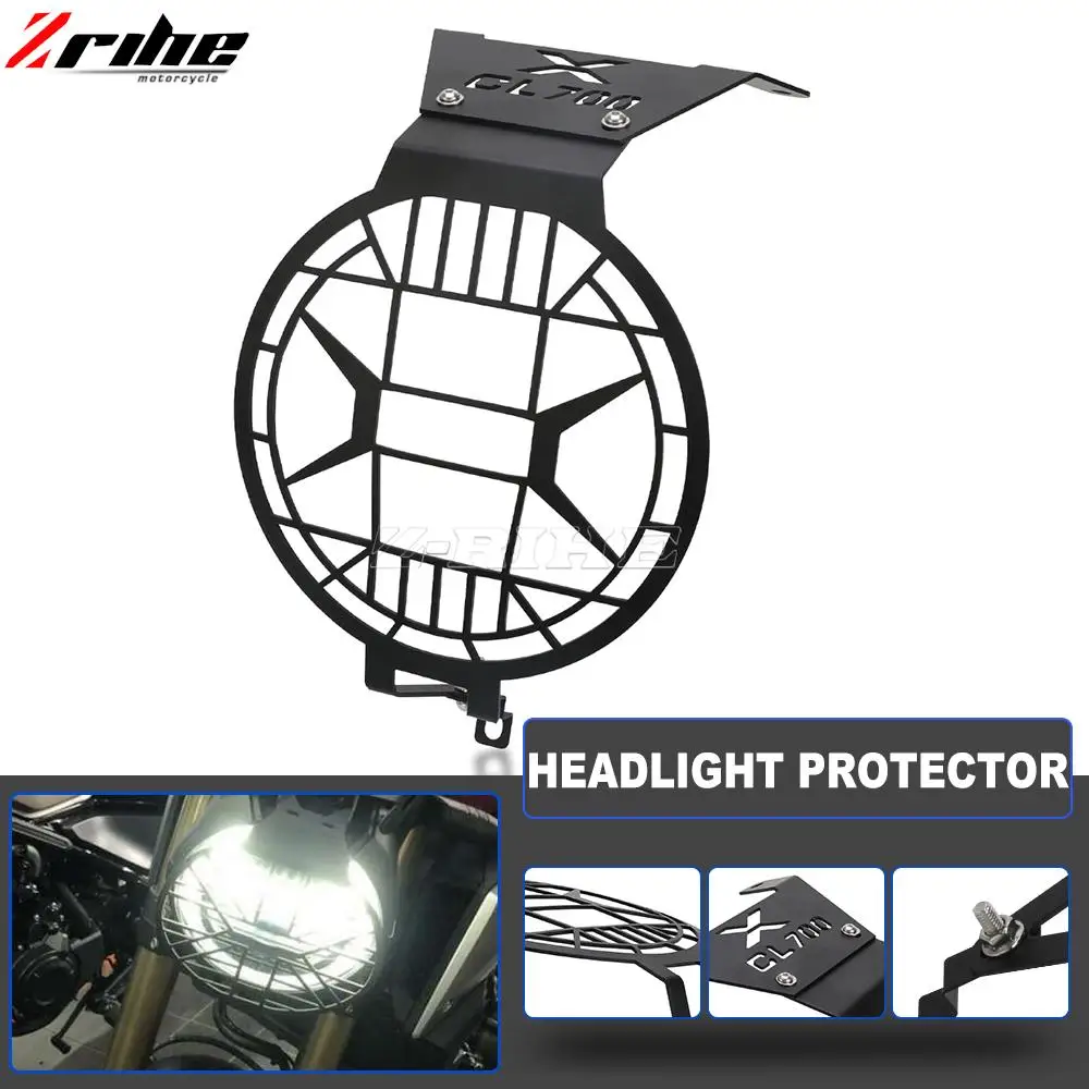 

FOR CFMOTO 700CL-X CL-X700 clx700 2020 2021 CLX Motorcycle Accessories Headlight Protector Grill Guard Protective Grille Cover