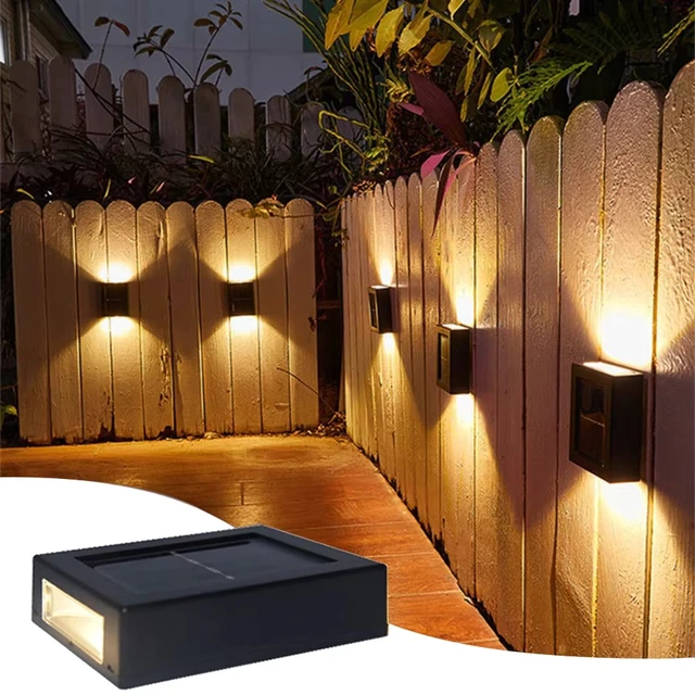 Solar LED Outdoor Light Solar Lighting Sensor Lamp Streetlights Exterior Garden Decoration Garland Waterproof Solar Wall Light 1