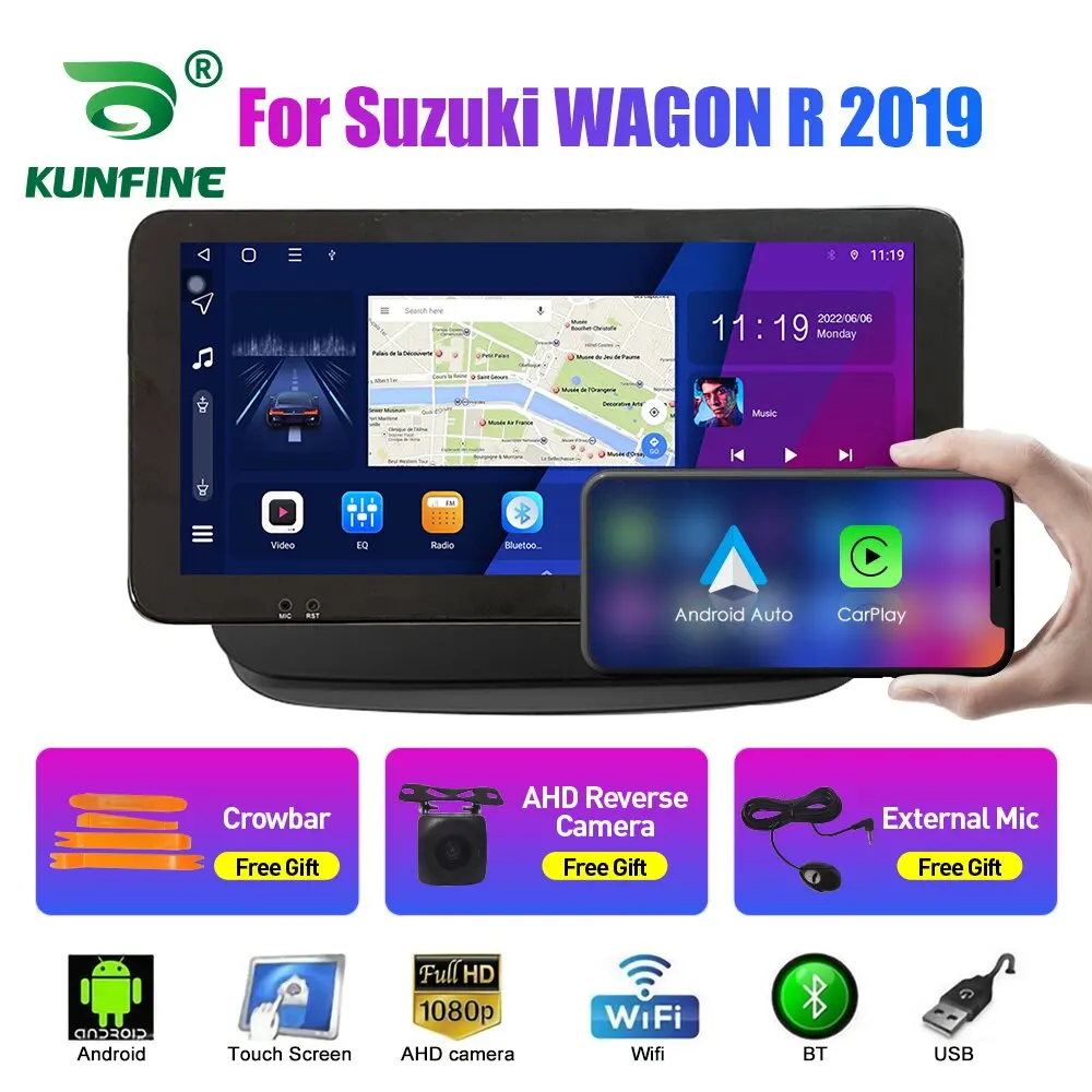

10.33 Inch Car Radio For Suzuki WAGON R 2019 2Din Android Octa Core Car Stereo DVD GPS Navigation Player QLED Screen Carplay