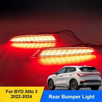 Per BYD Atto 3 2022 2023 2024 Yuan Plus Paraurti Posteriore Riflettore Luci Led Dinamico Segnale di Girata Coda Lampada Freno Accessori