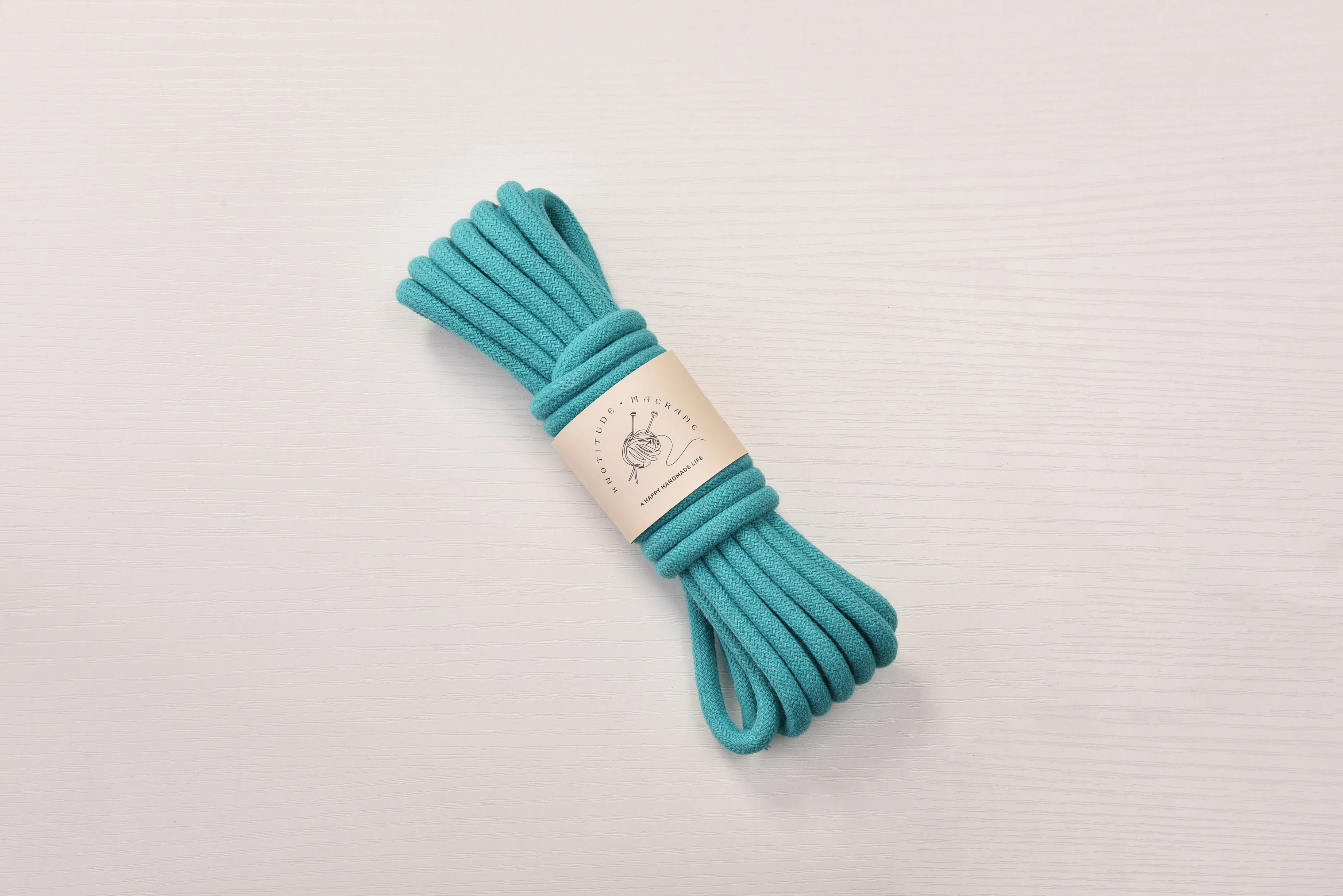 Vibrant 6mm Cotton Braid Cord - 5 Meters
