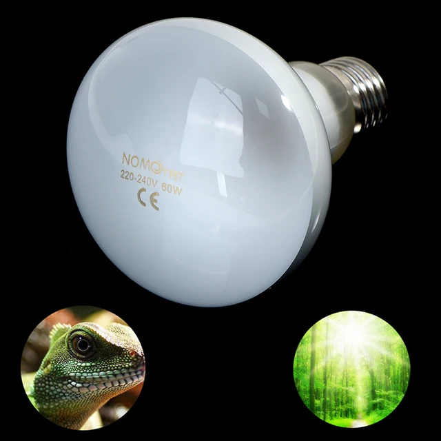 UVA+UVB Reptile Lamp Bulb Turtle Basking UV Light Bulbs Heating Lamp Amphibians Lizards Temperature Controller 3