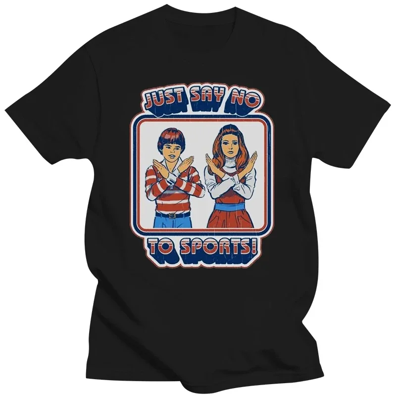 

Новая брендовая одежда, топ, футболка Lazy Tribe Say No to Sports, очень модные футболки с коротким рукавом, модная одежда для манги в стиле Харадзюку