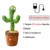 Lovely Dancing Cactus Talking Toy USB Charging Sound Record Repeat Doll Kawaii Cactus Kids Education Toys Gift Birthday Present 
