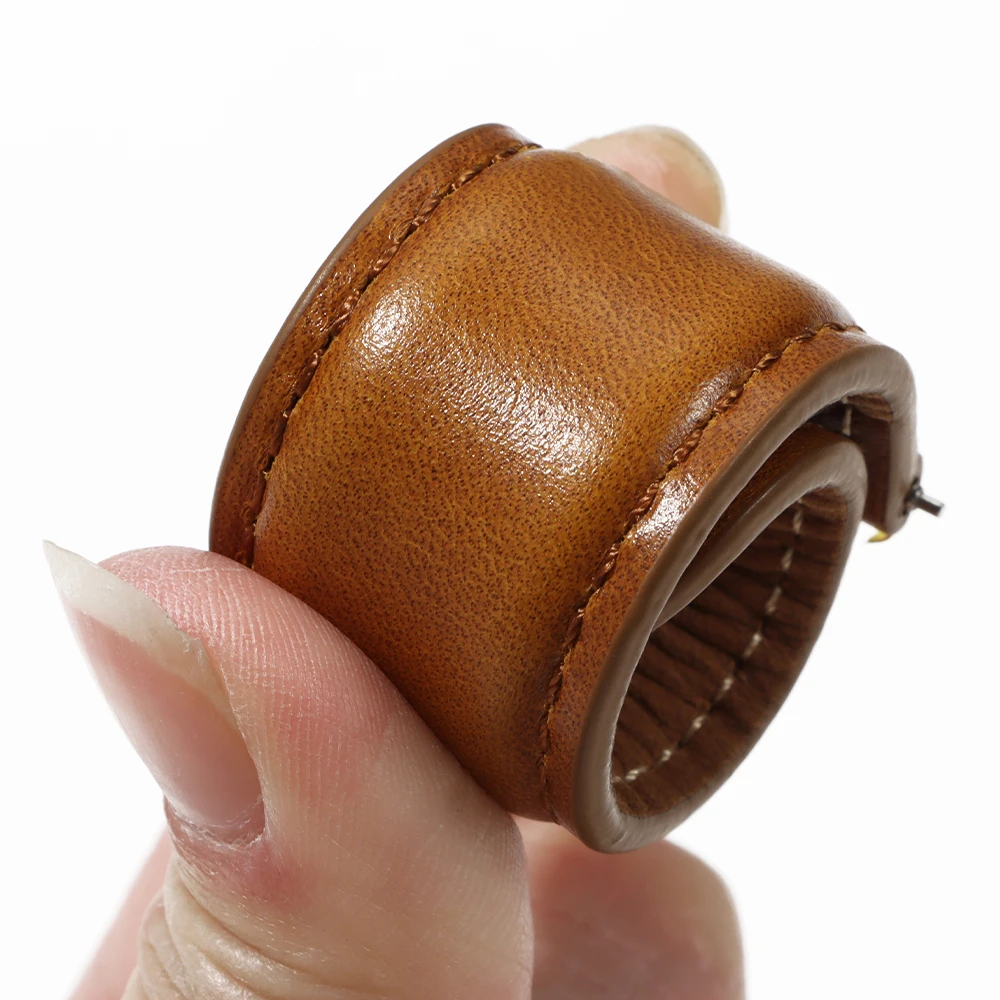 Vintage Genuine Leather Quick Release Watchband Strap - Cowhide